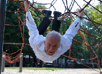 Figure 6: Robert Schleip having fun staying young